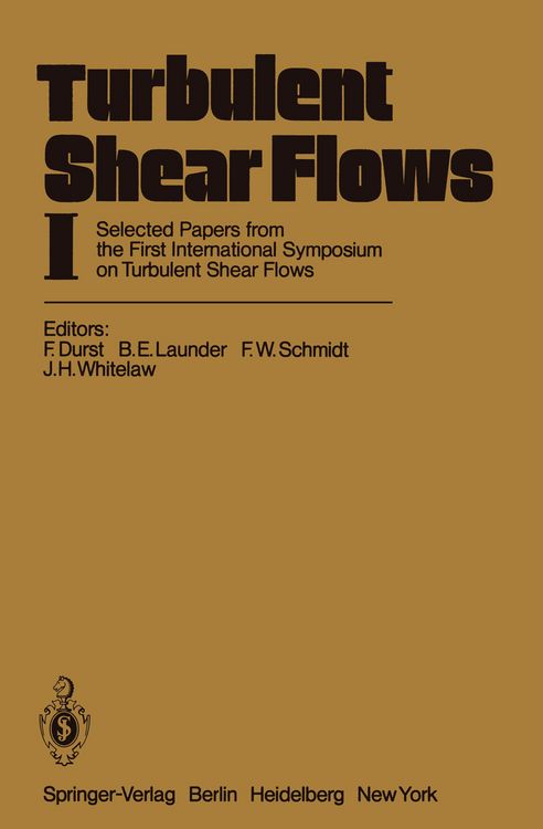 Produktbild: Turbulent Shear Flows I