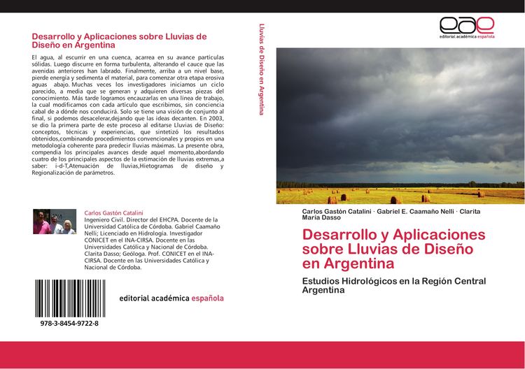 Produktbild: Desarrollo y Aplicaciones sobre Lluvias de Dise&ntilde;o en Argentina