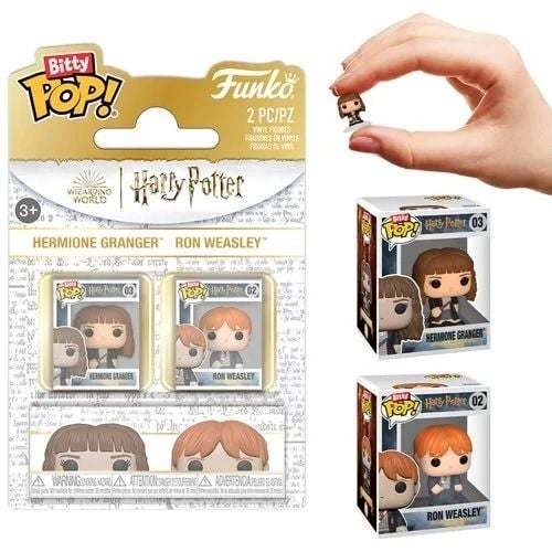 Produktbild: Bitty POP: HP 2pk- Ron & Hermione