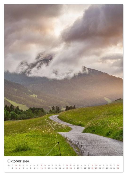 Produktbild: Bergsommer im Tannheimer Tal (hochwertiger Premium Wandkalender 2026 DIN A2 hoch), Kunstdruck in Hochglanz