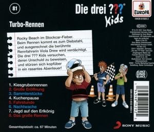 Produktbild: Die drei ??? Kids 81. Turbo-Rennen