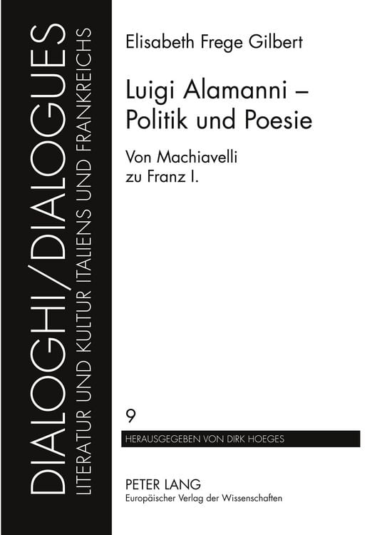 Produktbild: Luigi Alamanni &ndash; Politik und Poesie