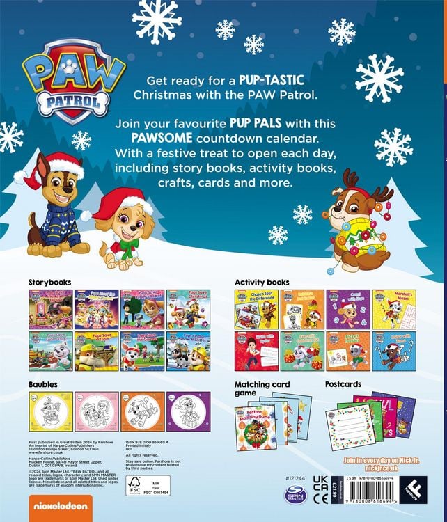 Produktbild: PAW PATROL ADVENT CALENDAR NOV