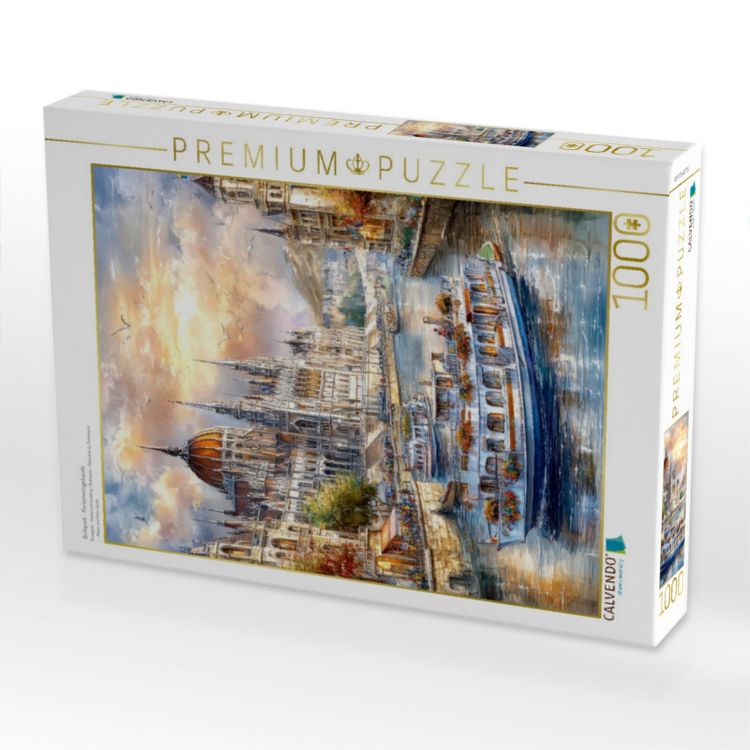 Produktbild: CALVENDO Puzzle Budapest - Parlamentsgeb&auml;ude | 1000 Teile Lege-Gr&ouml;&szlig;e 64x48cm Foto-Puzzle f&uuml;r gl&uuml;ckliche Stunden