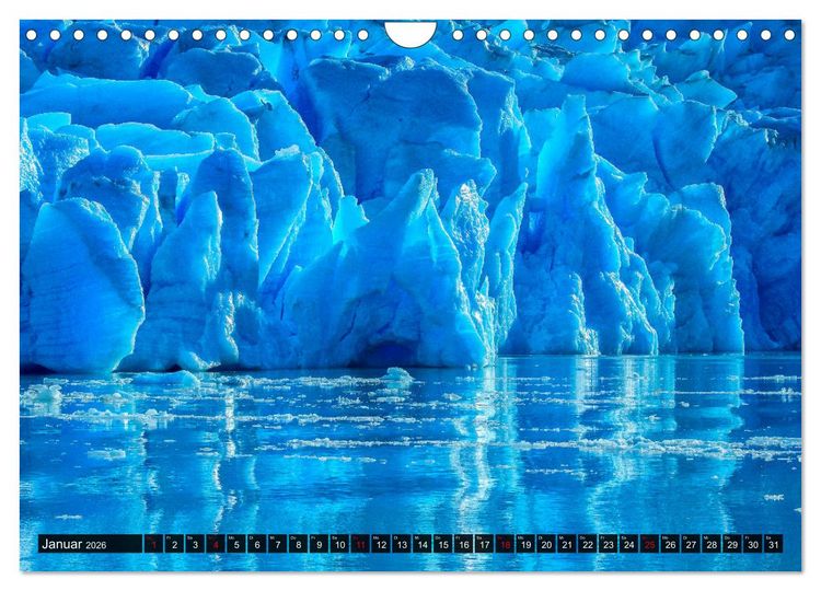 Produktbild: Patagonien und Feuerland (Wandkalender 2026 DIN A4 quer), CALVENDO Monatskalender