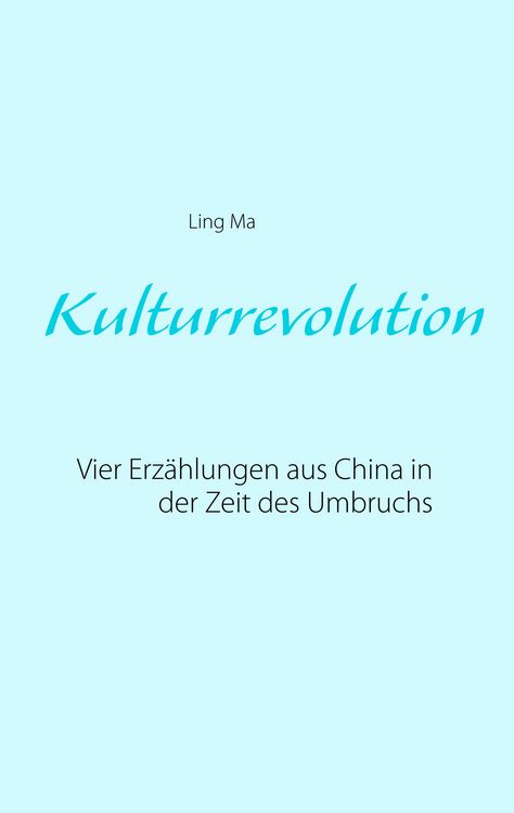 Produktbild: Kulturrevolution
