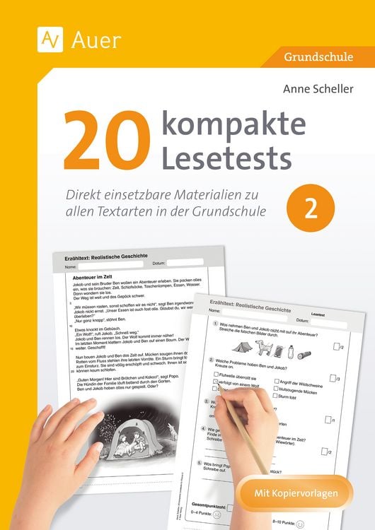 Produktbild: 20 kompakte Lesetests f&uuml;r Klasse 2