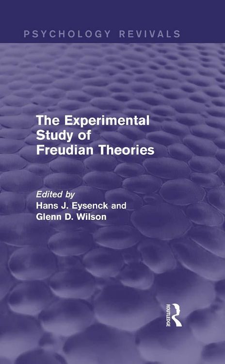 Produktbild: The Experimental Study of Freudian Theories (Psychology Revivals)