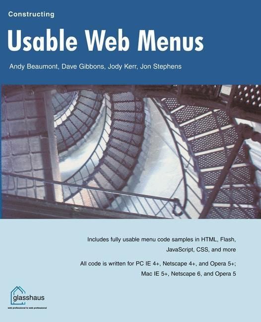 Produktbild: Constructing Usable Web Menus