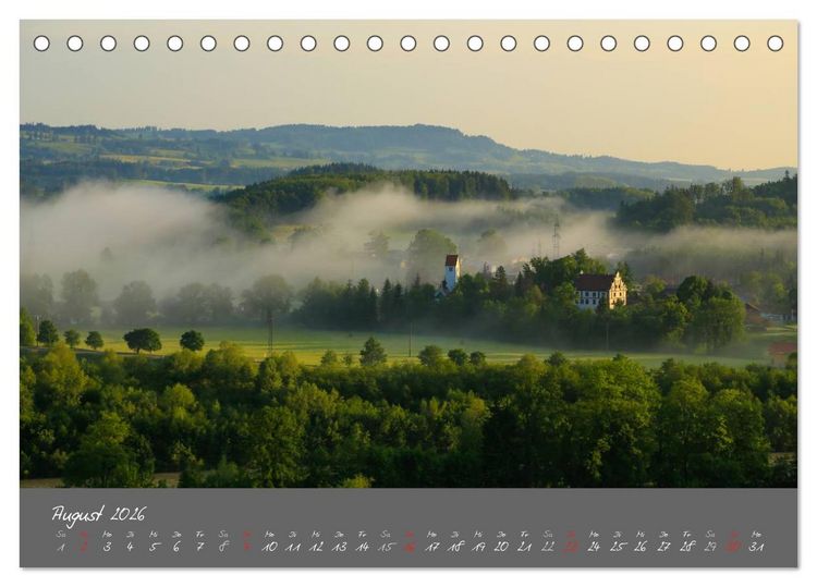 Produktbild: Unser sch&ouml;nes Allg&auml;u (Tischkalender 2026 DIN A5 quer), CALVENDO Monatskalender