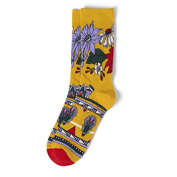 Bild vom Artikel Socken Frida Kahlo „Flowers“, gelb, Gr. 35-38 vom Autor 