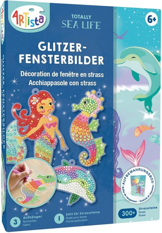 Produktbild: Glitzer-Fensterbilder Unterwasserwelt