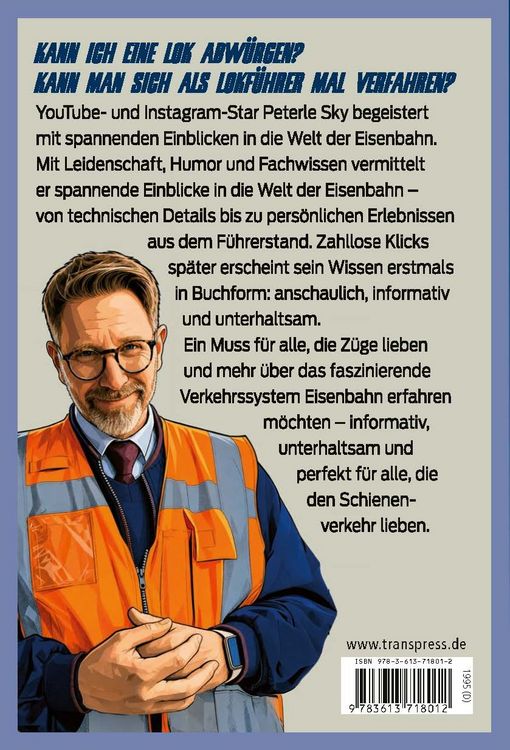 Produktbild: 55 abgefahrene Fragen an den Lokf&uuml;hrer