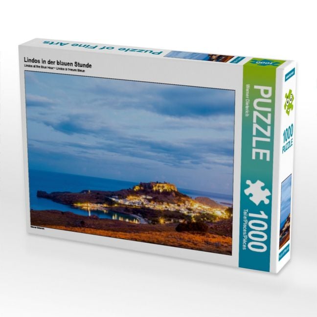 Produktbild: Lindos in der blauen Stunde (Puzzle)
