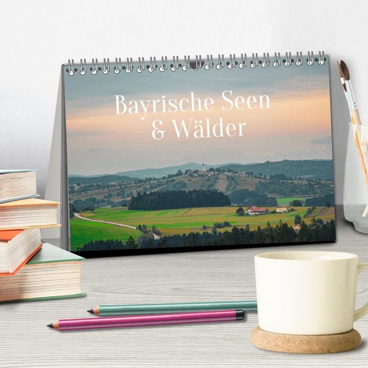 Produktbild: Bayrische Seen und W&auml;lder (Tischkalender 2027 DIN A5 quer), CALVENDO Monatskalender