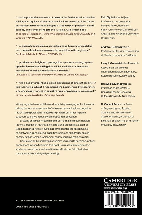 Produktbild: Principles of Cognitive Radio