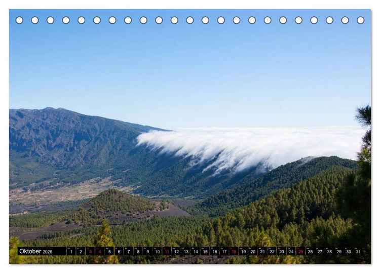 Produktbild: Faszinierendes La Palma (Tischkalender 2026 DIN A5 quer), CALVENDO Monatskalender