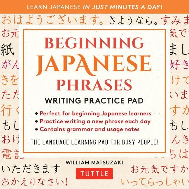Produktbild: Beginning Japanese Phrases Writing Practice Pad