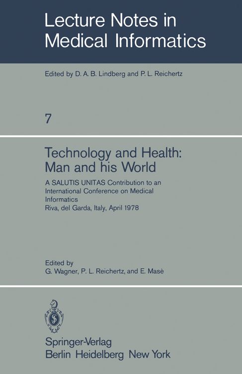 Produktbild: Technology and Health: Man and His World