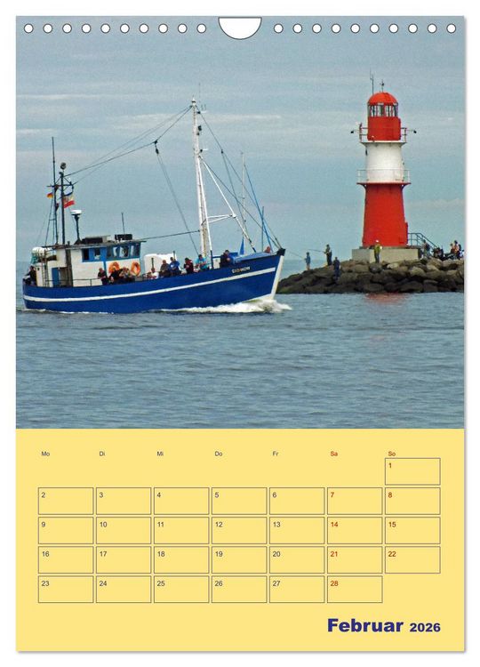 Produktbild: Sehnsuchtsort Warnem&uuml;nde (Wandkalender 2026 DIN A4 hoch), CALVENDO Monatskalender