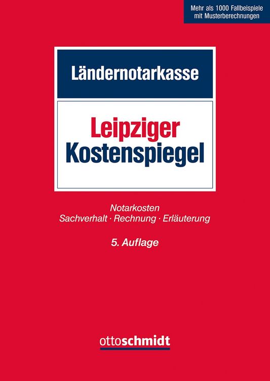 Produktbild: Leipziger Kostenspiegel