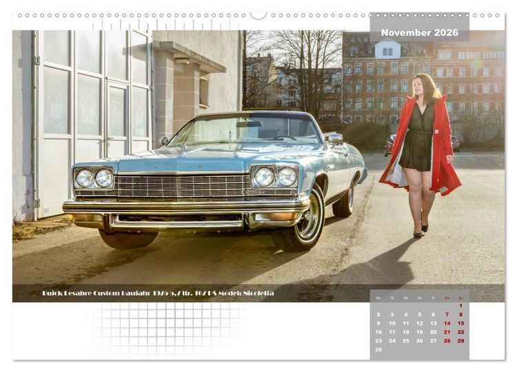 Produktbild: US-Car Classic's (Wandkalender 2026 DIN A2 quer), CALVENDO Monatskalender