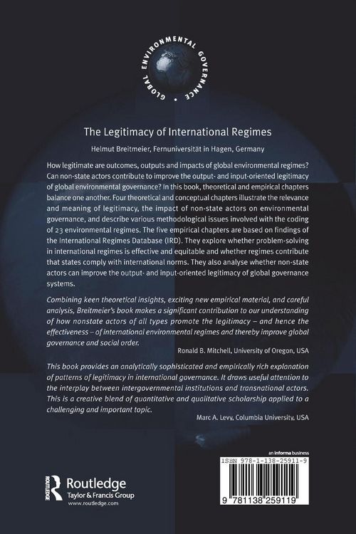 Produktbild: The Legitimacy of International Regimes