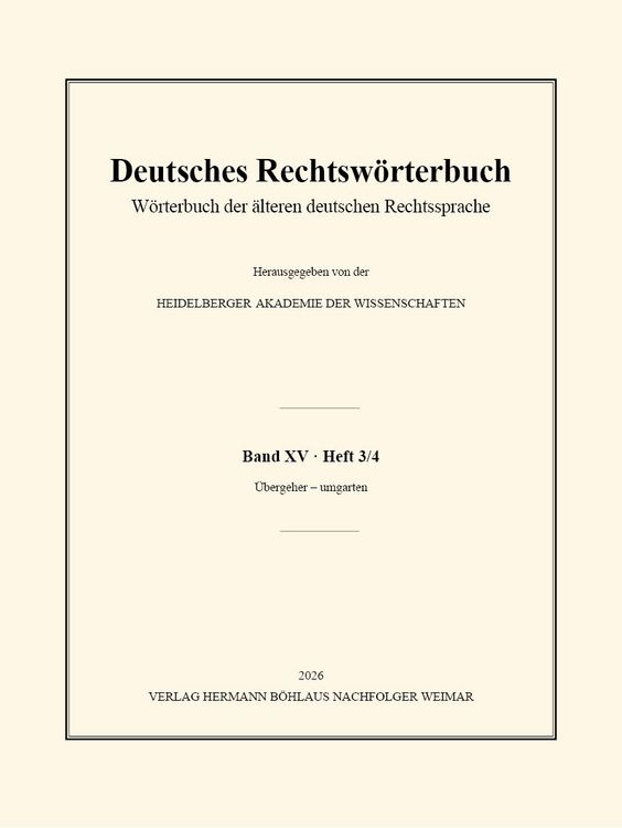 Produktbild: Deutsches Rechtsw&ouml;rterbuch