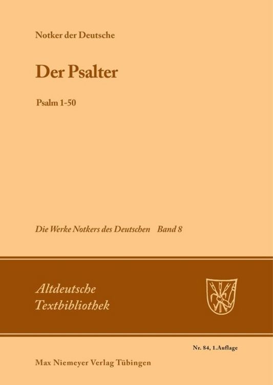 Produktbild: Der Psalter