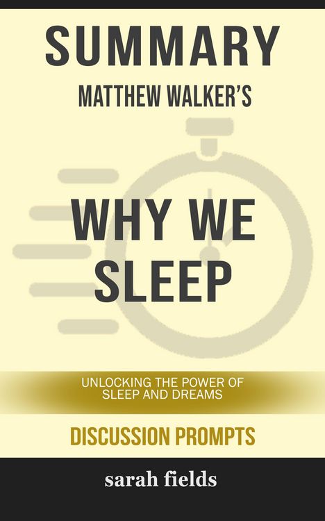 Produktbild: Summary: Matthew Walker's Why We Sleep