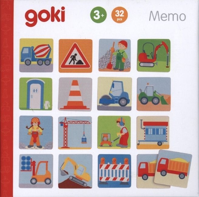 Produktbild: Memospiel Baustelle