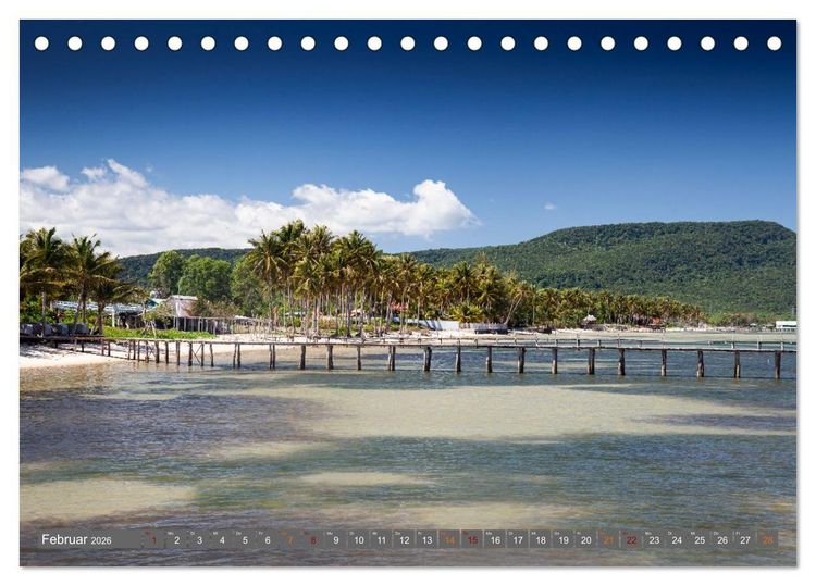 Produktbild: Vietnam, die sch&ouml;nsten Traumstr&auml;nde (Tischkalender 2026 DIN A5 quer), CALVENDO Monatskalender