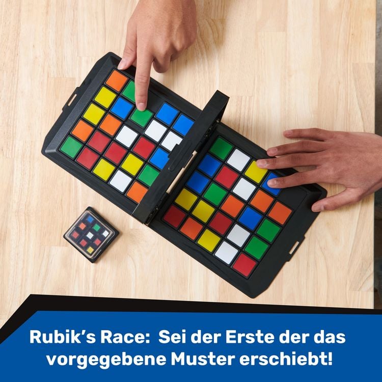 Produktbild: Rubik&rsquo;s Race - das Spiel f&uuml;r 2 Rubiks-Fans ab 7 Jahren, rasantes Schiebespiel