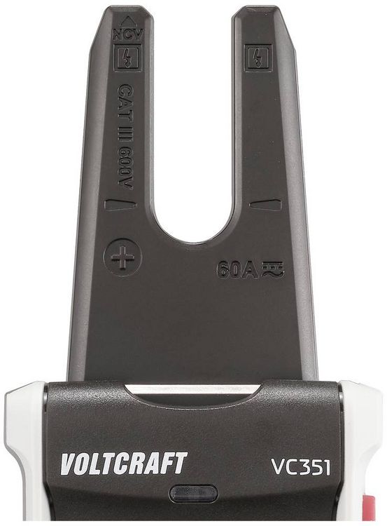 Produktbild: VOLTCRAFT VC-351 Stromzange CAT III 600V Anzeige (Counts): 600