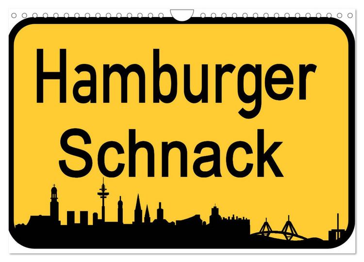 Produktbild: Hamburger Schnack (Wandkalender 2026 DIN A4 quer), CALVENDO Monatskalender