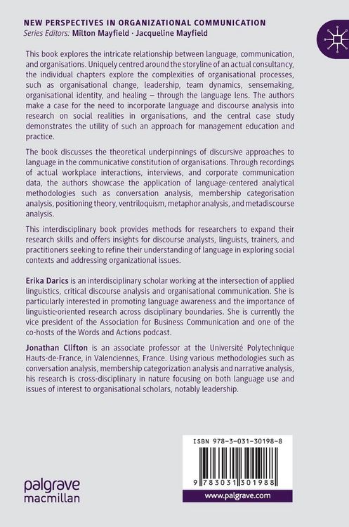 Produktbild: Organisation, Communication and Language