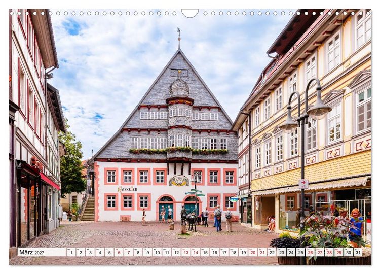 Produktbild: Ein Blick auf Osterode am Harz in Farbe (Wandkalender 2027 DIN A3 quer), CALVENDO Monatskalender