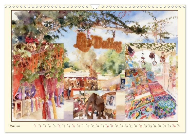 Produktbild: Mediterraner Zauber auf Ibiza (Wandkalender 2027 DIN A3 quer), CALVENDO Monatskalender