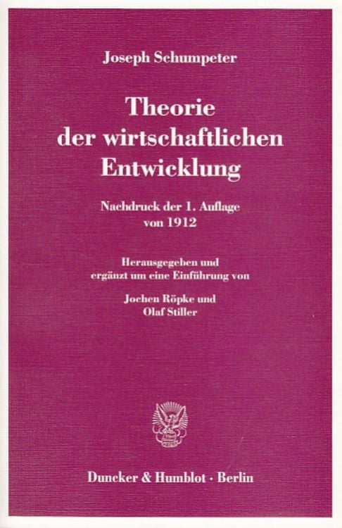Produktbild: Theorie der wirtschaftlichen Entwicklung.