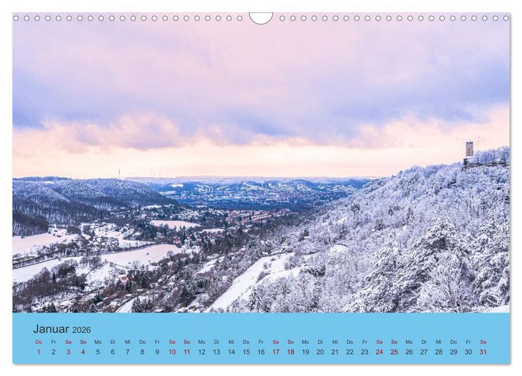 Produktbild: Jena in Bildern (Wandkalender 2026 DIN A3 quer), CALVENDO Monatskalender
