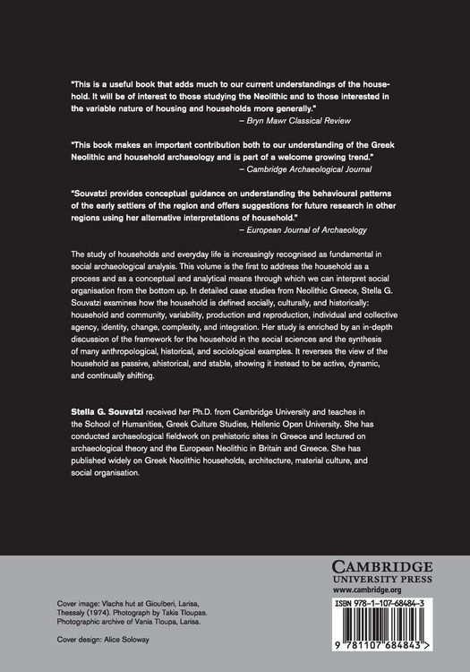 Produktbild: A Social Archaeology of Households in Neolithic Greece
