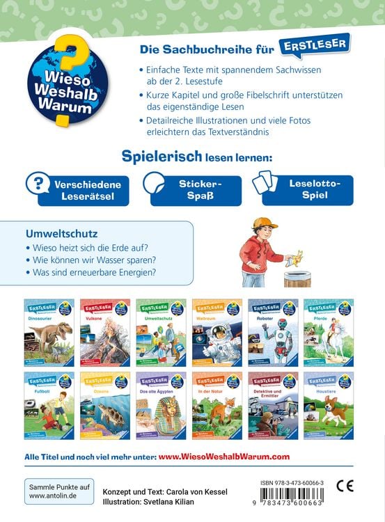 Produktbild: Wieso? Weshalb? Warum? Erstleser, Band 13 - Umweltschutz