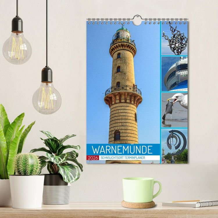 Produktbild: Sehnsuchtsort Warnem&uuml;nde (Wandkalender 2026 DIN A4 hoch), CALVENDO Monatskalender