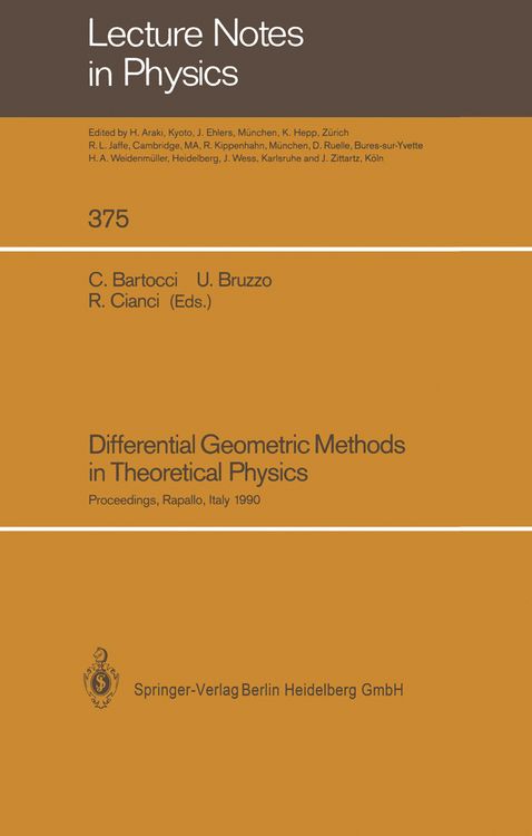 Produktbild: Differential Geometric Methods in Theoretical Physics