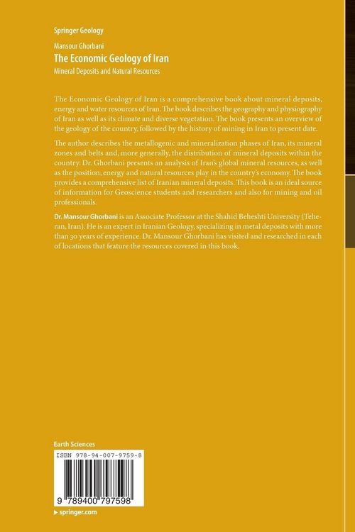 Produktbild: The Economic Geology of Iran