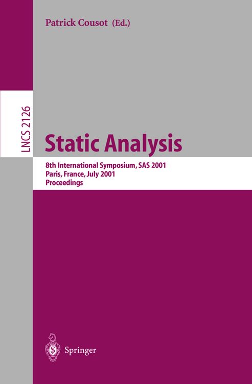 Produktbild: Static Analysis