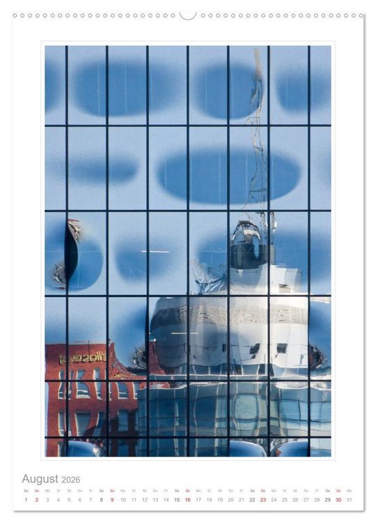 Produktbild: Spiegelungen in der Architektur (hochwertiger Premium Wandkalender 2026 DIN A2 hoch), Kunstdruck in Hochglanz