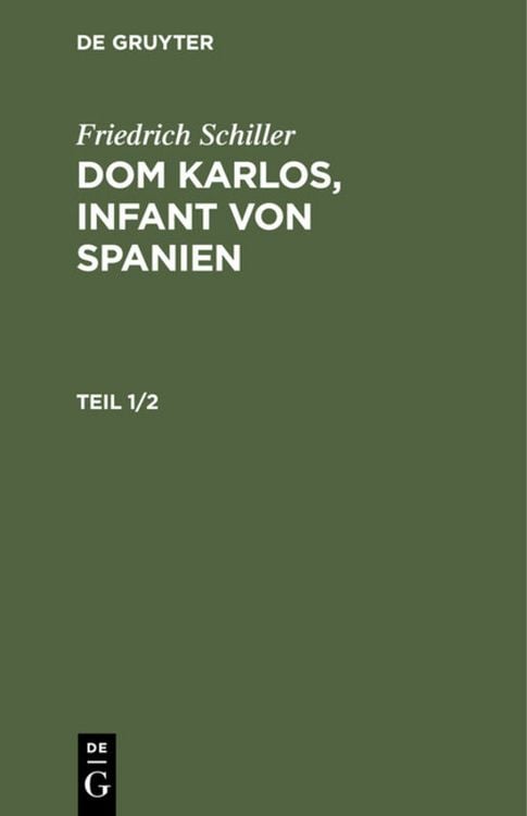 Produktbild: Dom Karlos, Infant von Spanien. Teil 1/2