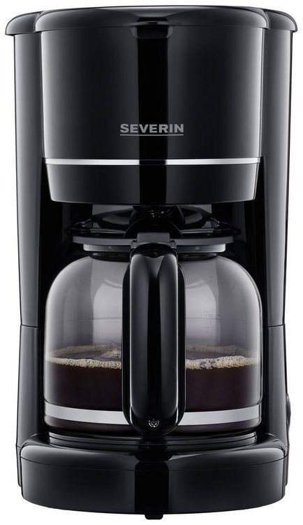 Produktbild: Severin 4320 Kaffeemaschine Schwarz Fassungsverm&ouml;gen Tassen=10 Glaskanne, Warmhaltefunktion