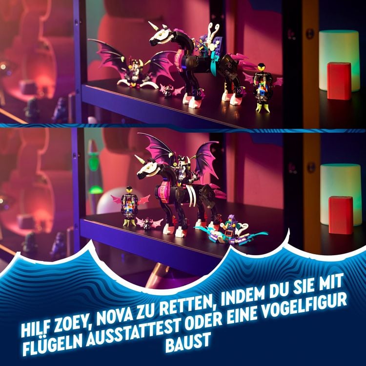 LEGO DREAMZzz 71457 Pegasus Set, baue ein Pferde-Spielzeug auf 2 Arten